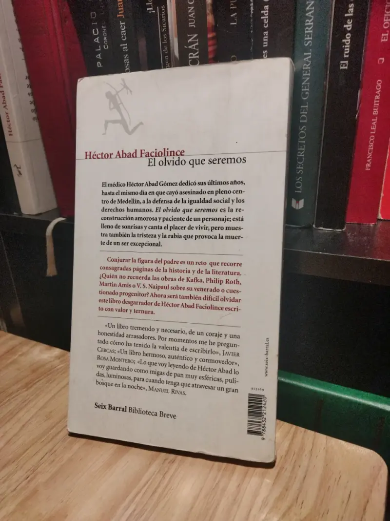 Libro 'El olvido que seremos' de Héctor Abad Faciolince - 4