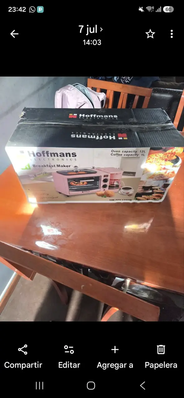 Horno multifuncional Hoffmans 3 en 1 - 2