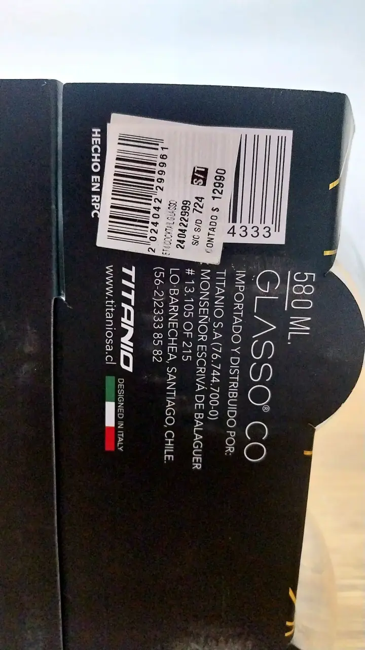 Set de 4 vasos de cóctel Glasso Co 580 ml - 3