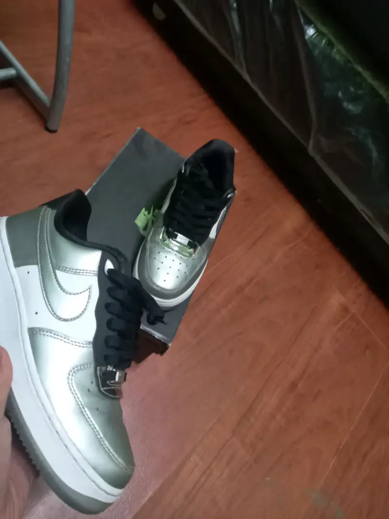 Zapatillas deportivas plateadas para hombre - 6