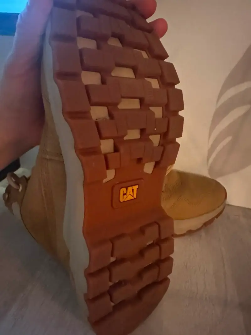 Botas Caterpillar Mujer Impermeables Beige - 4
