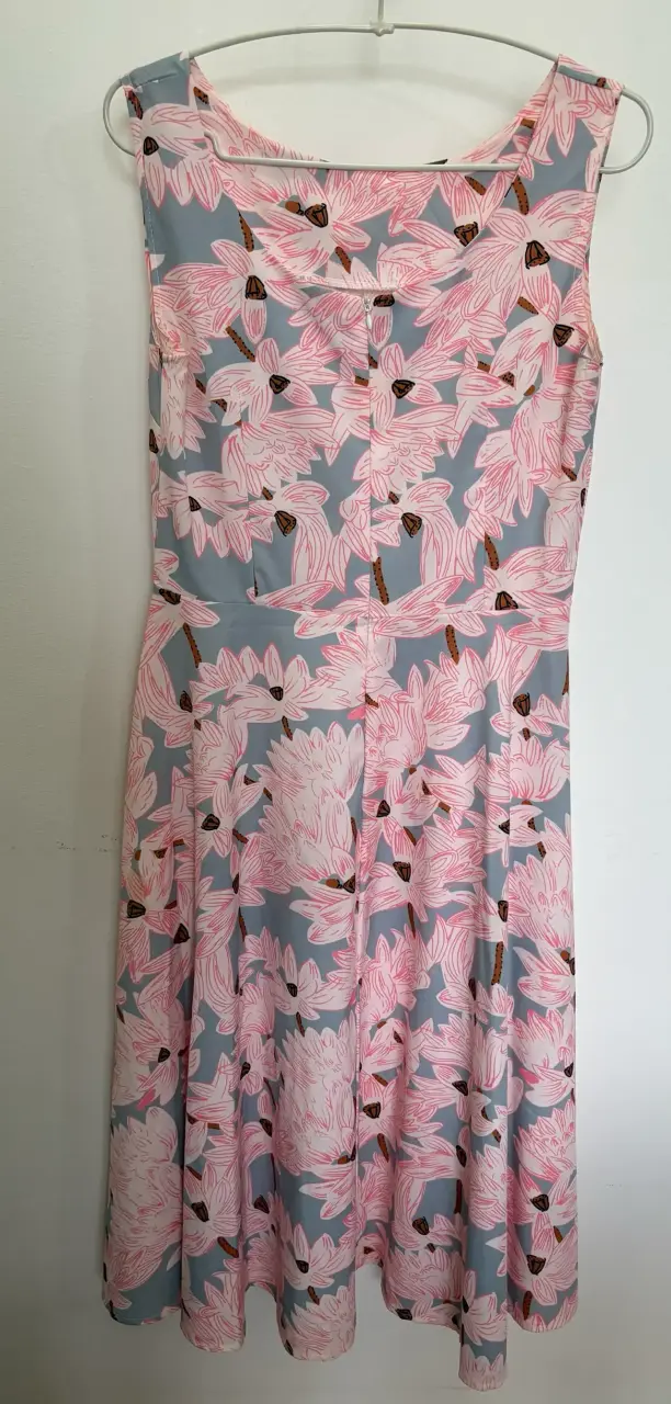 Vestido floral sin mangas para mujer - 2