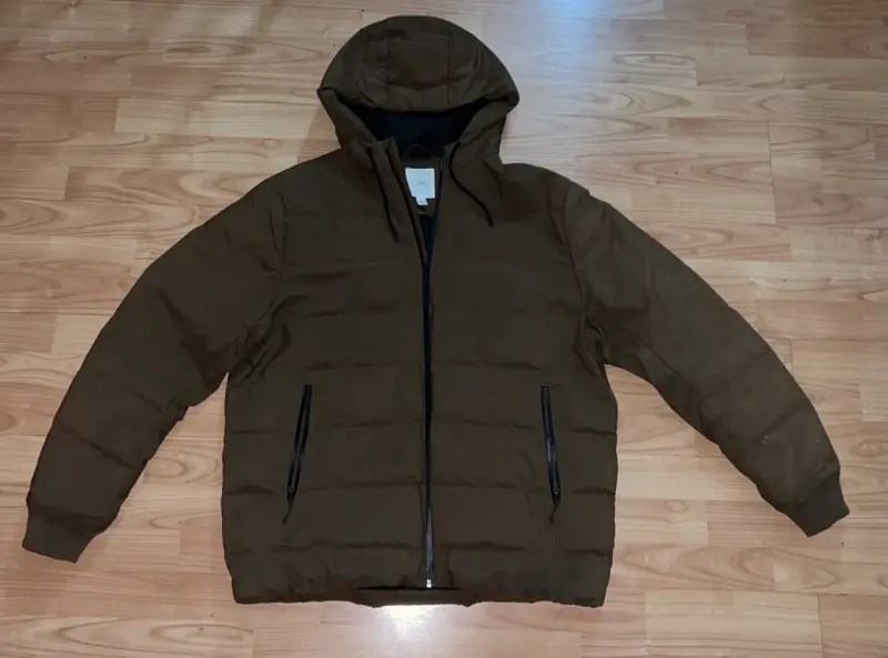 Chaqueta acolchada con capucha H&M marrón - 4