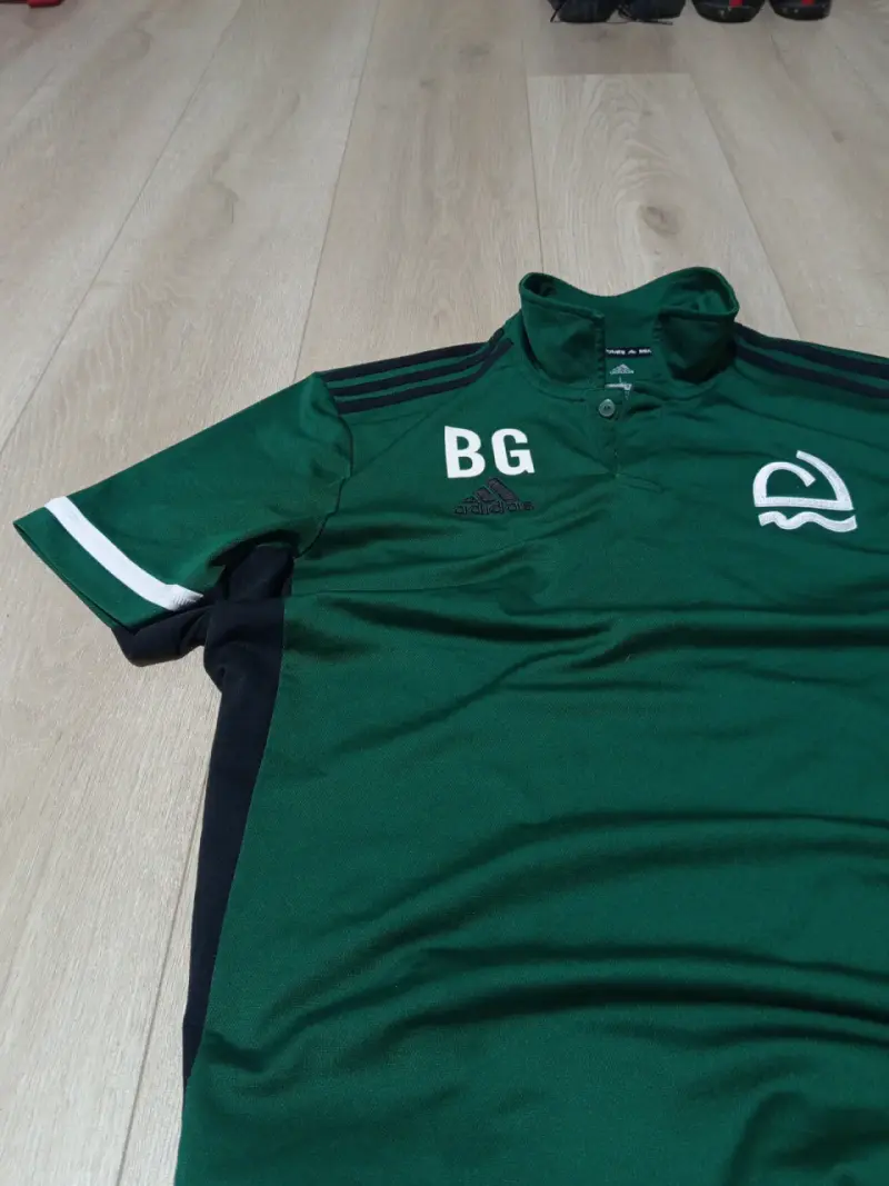 Polera Adidas Climacool Verde /Sportswear/ Talla L - 2