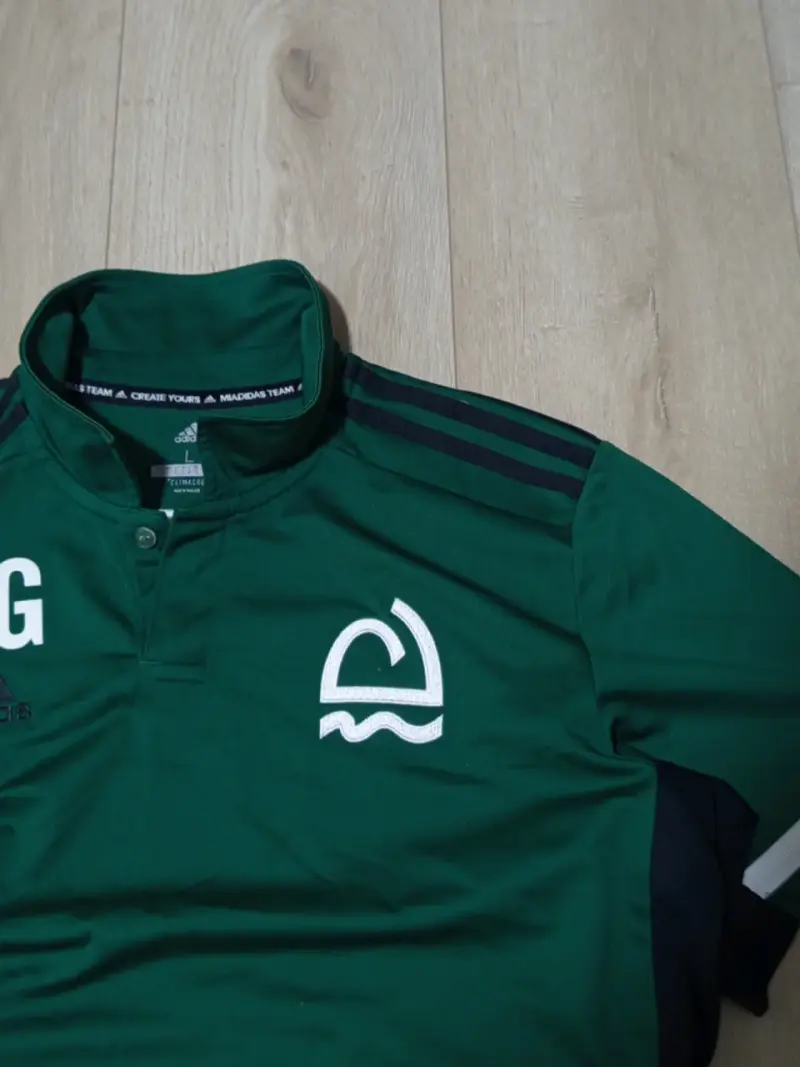 Polera Adidas Climacool Verde /Sportswear/ Talla L - 3