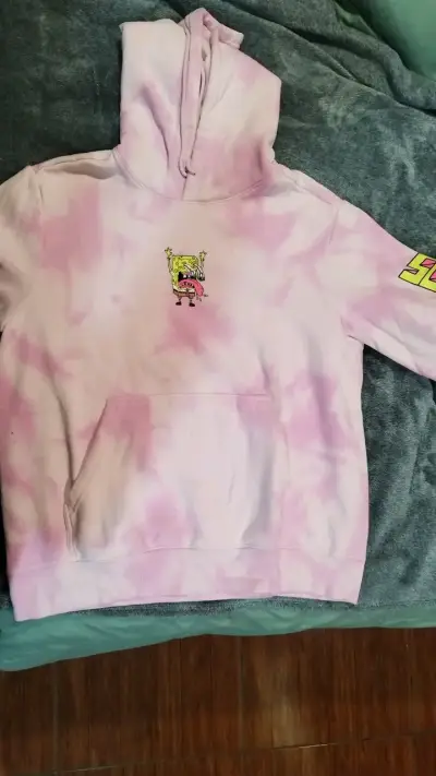 Polerón H&M Spongebob tie-dye rosa - miniatura 1