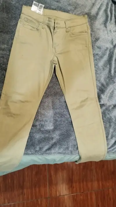 Jeans Levi's 511 Slim Fit Beige - miniatura 1