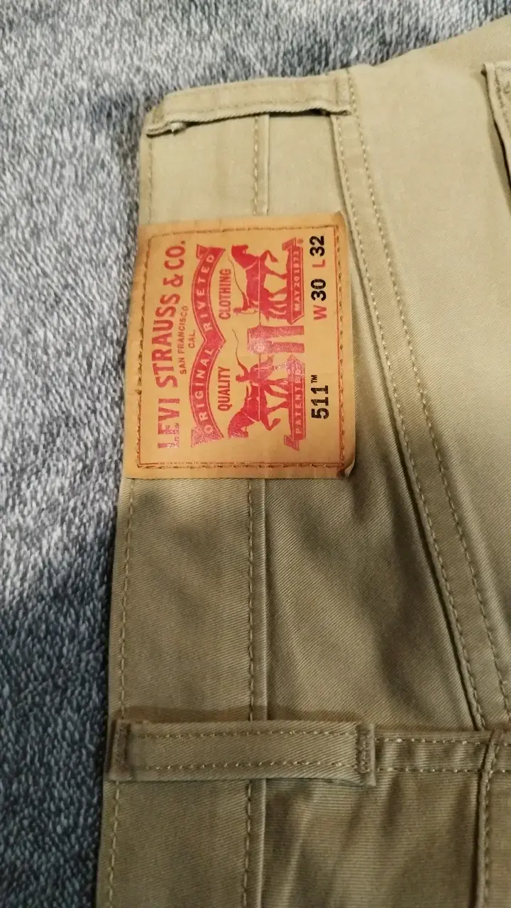 Jeans Levi's 511 Slim Fit Beige - 3