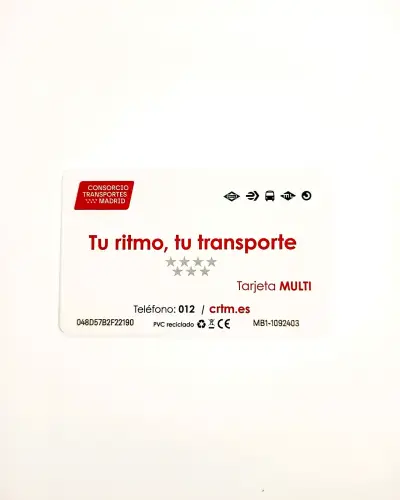 Tarjeta Multi, Madrid. - miniatura 2