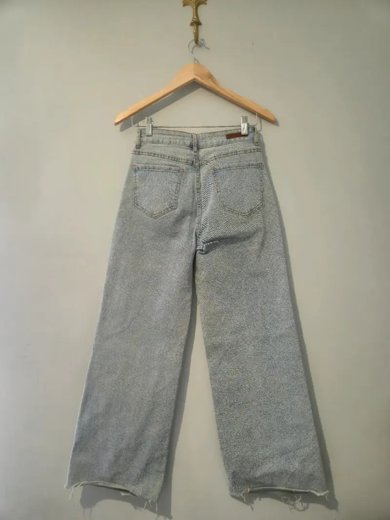 Jeans Barbados wide leg azul claro - 2