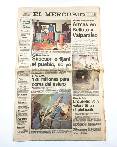 El Mercurio de Valparaíso, 5 de junio de 1988. - miniatura 1