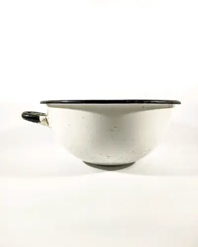 Antiguo bowl enlozado. - miniatura 1