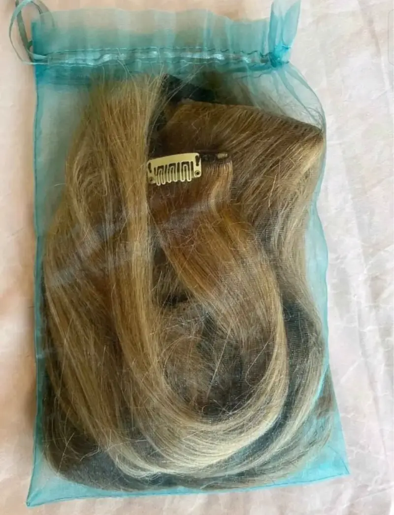 Extensiones de cabello natural rubio - 2
