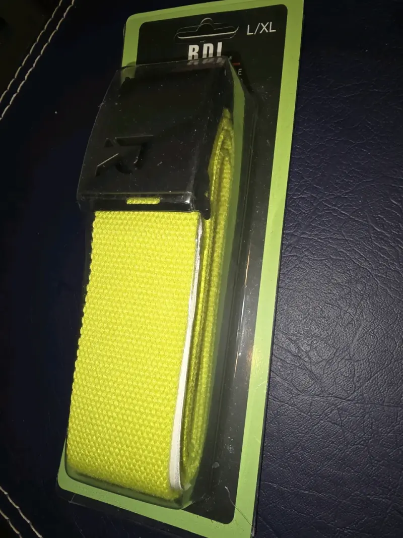 Cinturon Tactico Ajustable Redline Color Verde Neo - 2