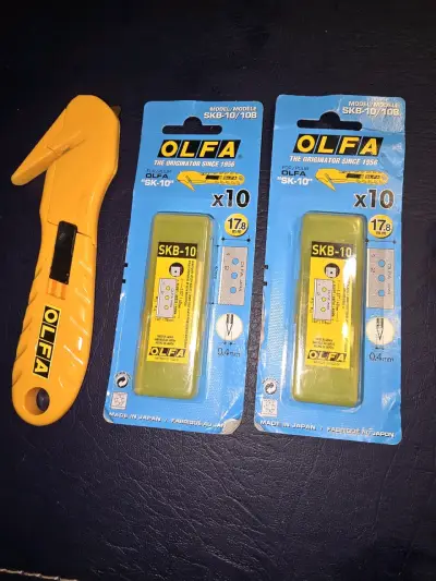 Cuchillo de seguridad Olfa con repuestos SKB-10 - miniatura 1