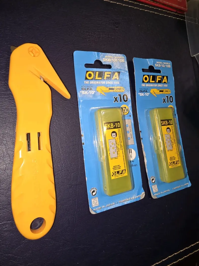 Cuchillo de seguridad Olfa con repuestos SKB-10 - 2