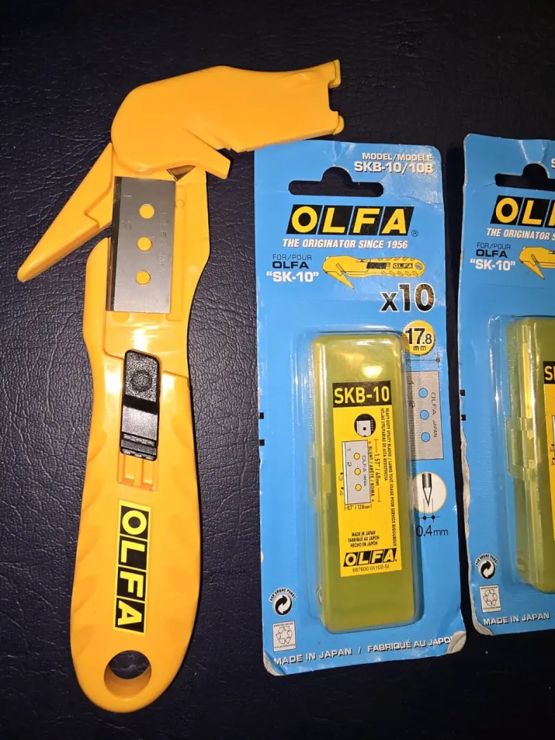 Cuchillo de seguridad Olfa con repuestos SKB-10 - 3