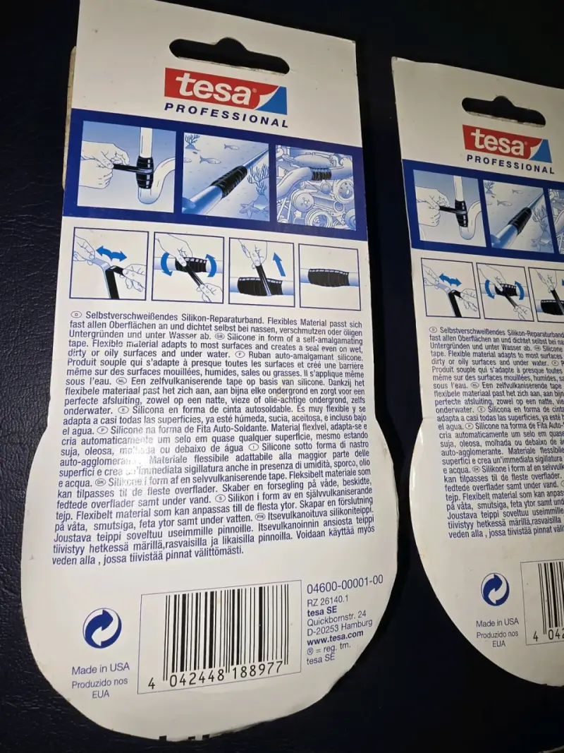 Set 2 Cintas Autosoldables de Silicona TESA Pro - 5