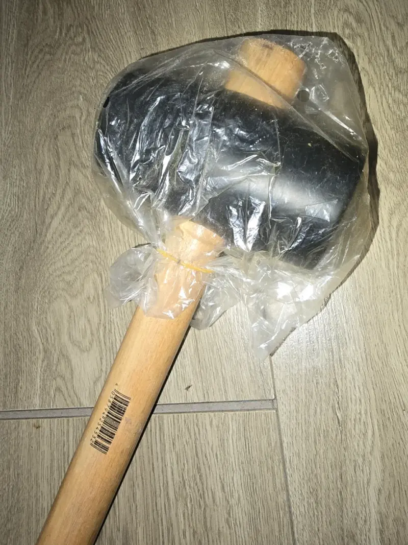 Marillo o Mazo de Goma y mango de Madera WURTH - 2