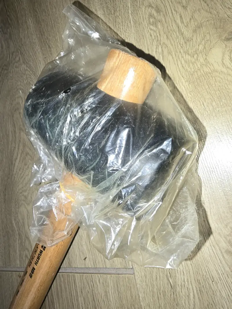 Marillo o Mazo de Goma y mango de Madera WURTH - 3