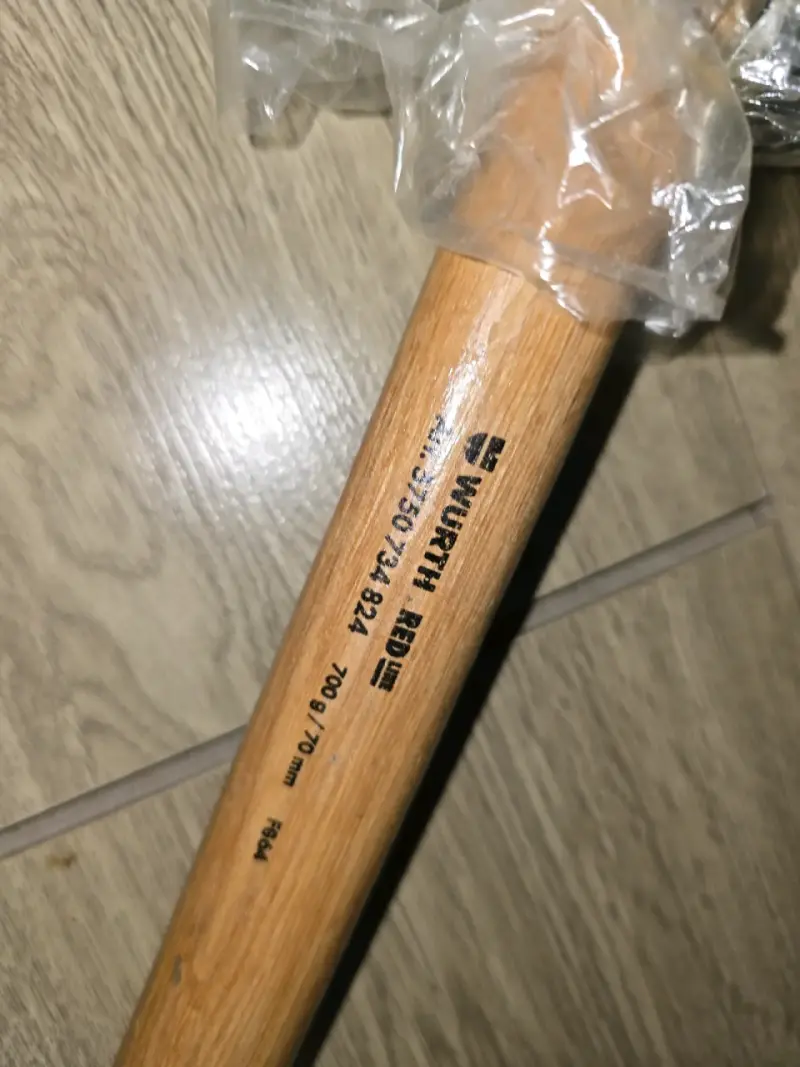 Marillo o Mazo de Goma y mango de Madera WURTH - 6
