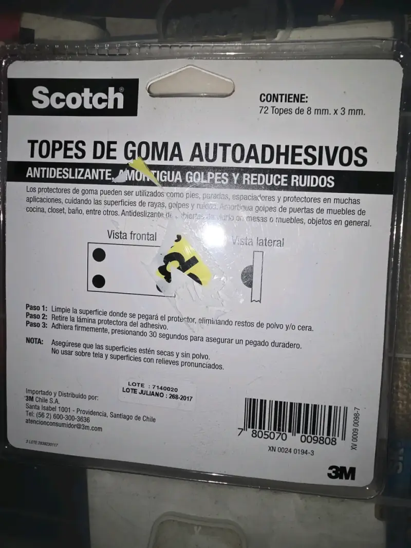 Topes de goma autoadhesivos Scotch 72 unidades - 5