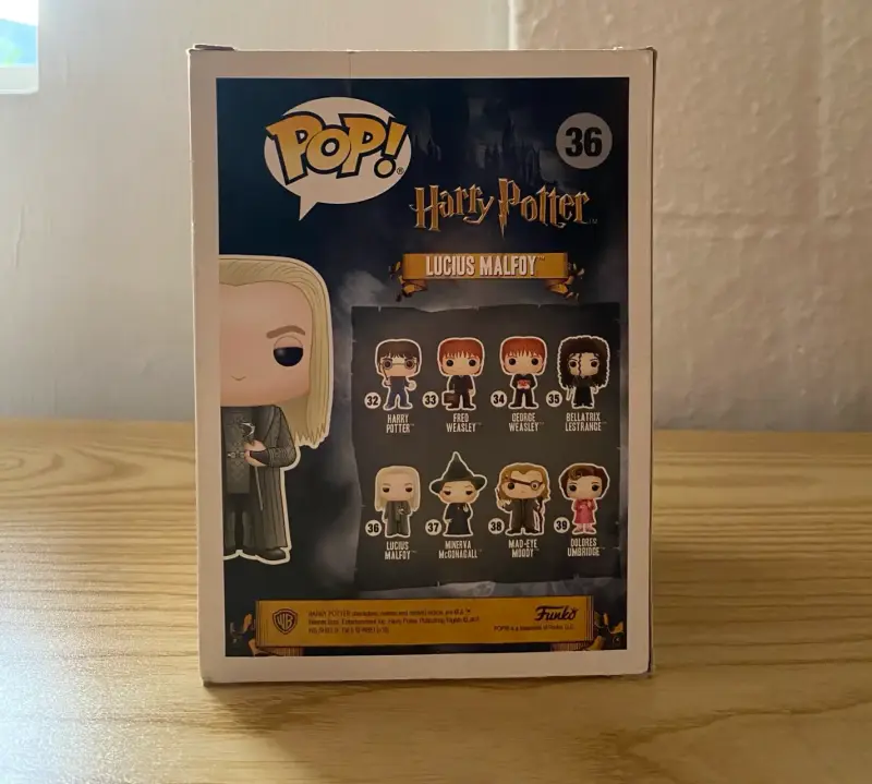 Funko pop Lucius Malfoy #36 - Harry Potter - 5