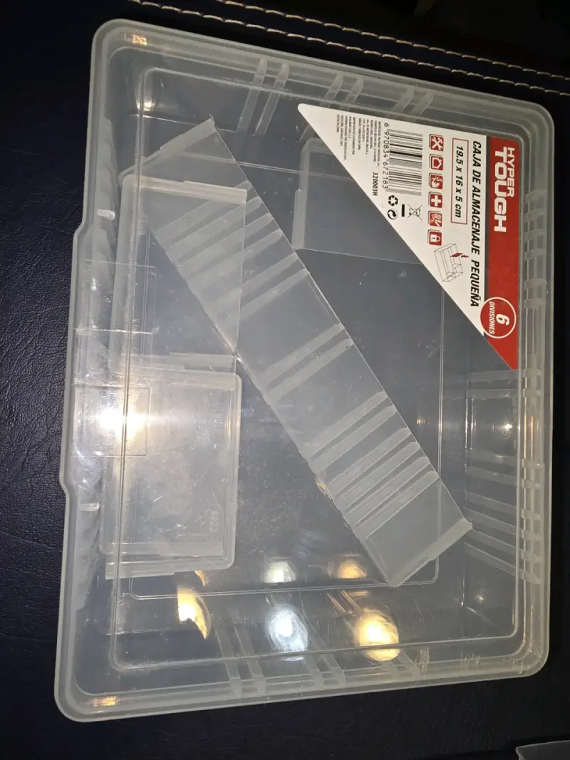 Caja de almacenamiento Hyper Tough 6 divisi - 2