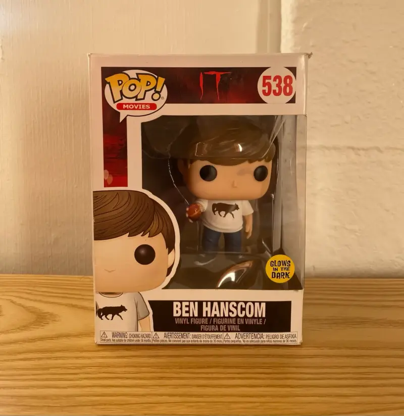 Funko Pop Ben hanscom(Glow in the dark)#538 - IT - 1