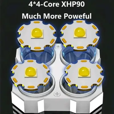 Linterna LED Recargable XHP90 4 Modos - miniatura 2