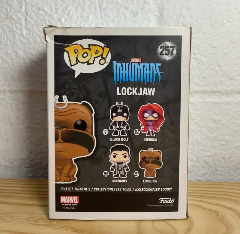 Funko pop Lockjaw-Flocked-Fall convention 2017 - 5