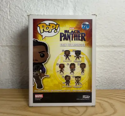 Funko pop Erik Killmonger #278 - Black Panther - miniatura 5