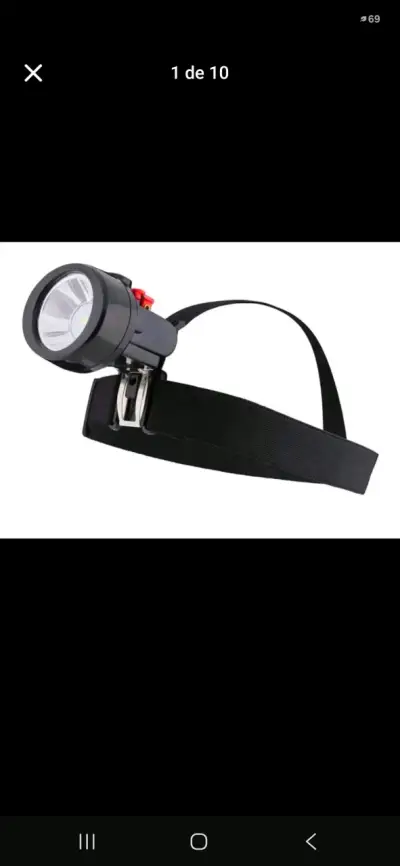 Linterna de Emergencia LED Inalambrica de Cabeza - miniatura 1