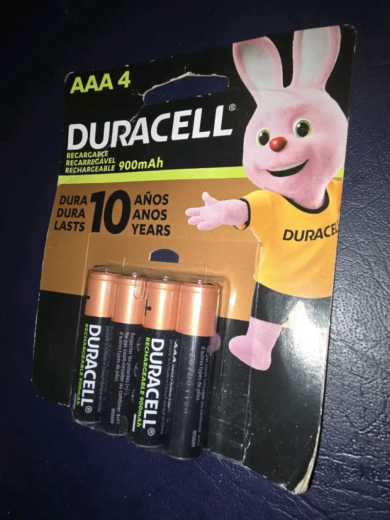 Pilas recargables AAA Duracell 900mAh 4 unidades - 2