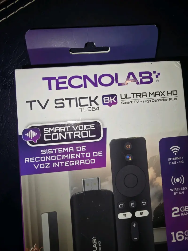 TV Stick Tecnolab 8K Ultra Max HD Control de Vo - 2