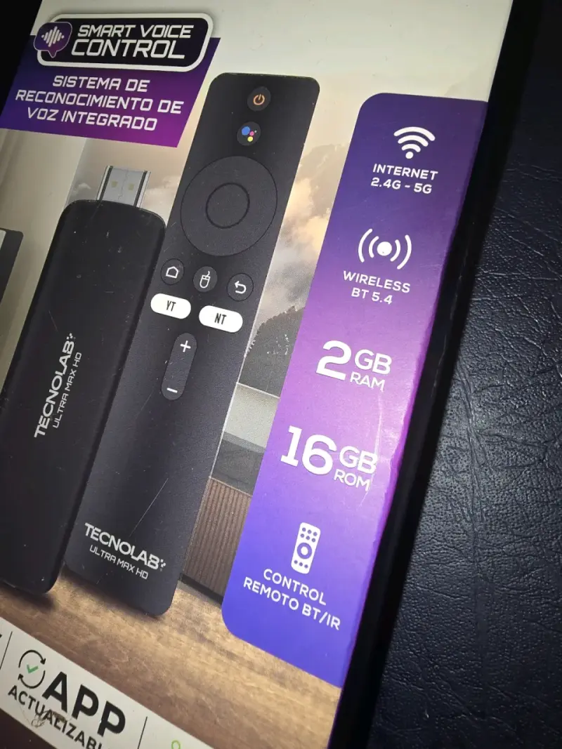 TV Stick Tecnolab 8K Ultra Max HD Control de Vo - 3
