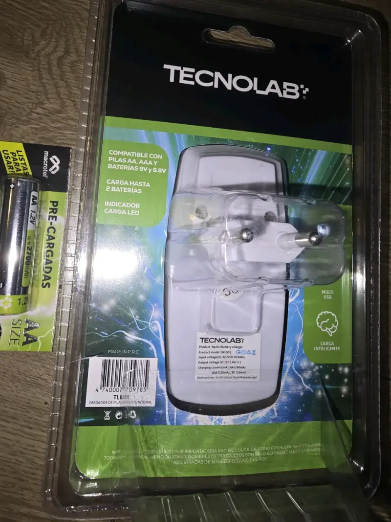Cargador de Pila Multifuncional Tecnolab con Bater - 6