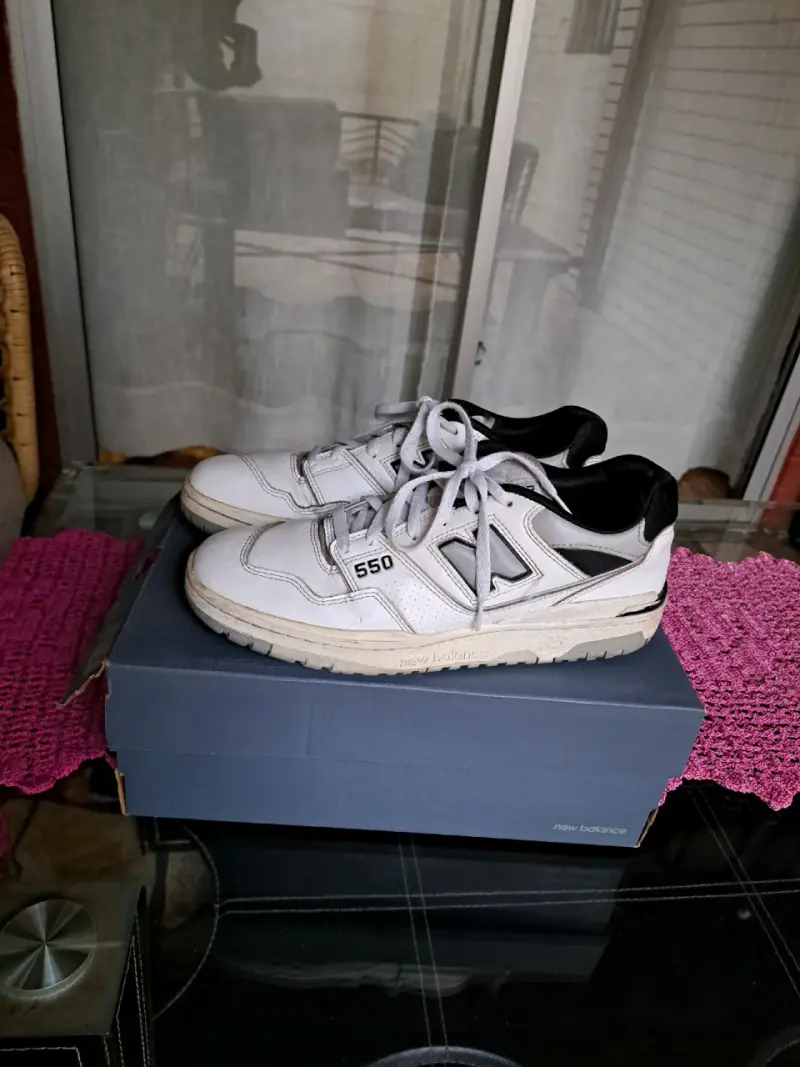 Zapatillas deportivas New Balance 550 blancas - 3