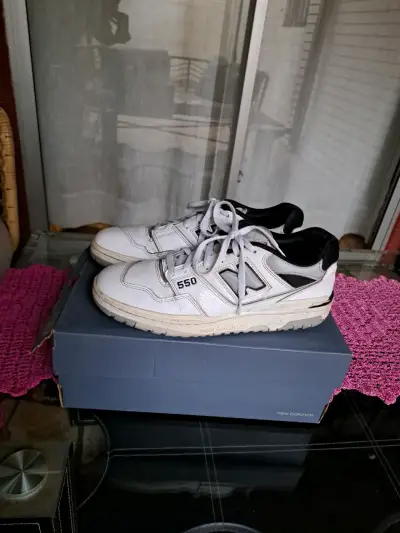 Zapatillas deportivas New Balance 550 blancas - miniatura 3