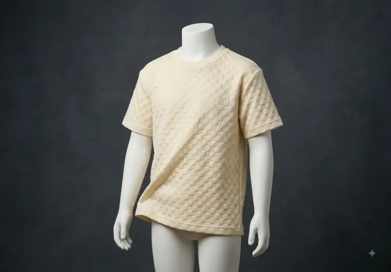Polera texturizada para niño
