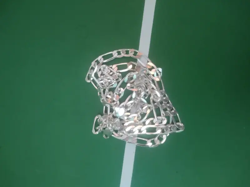 Cadena de plata estilo Figaro para hombre - 3