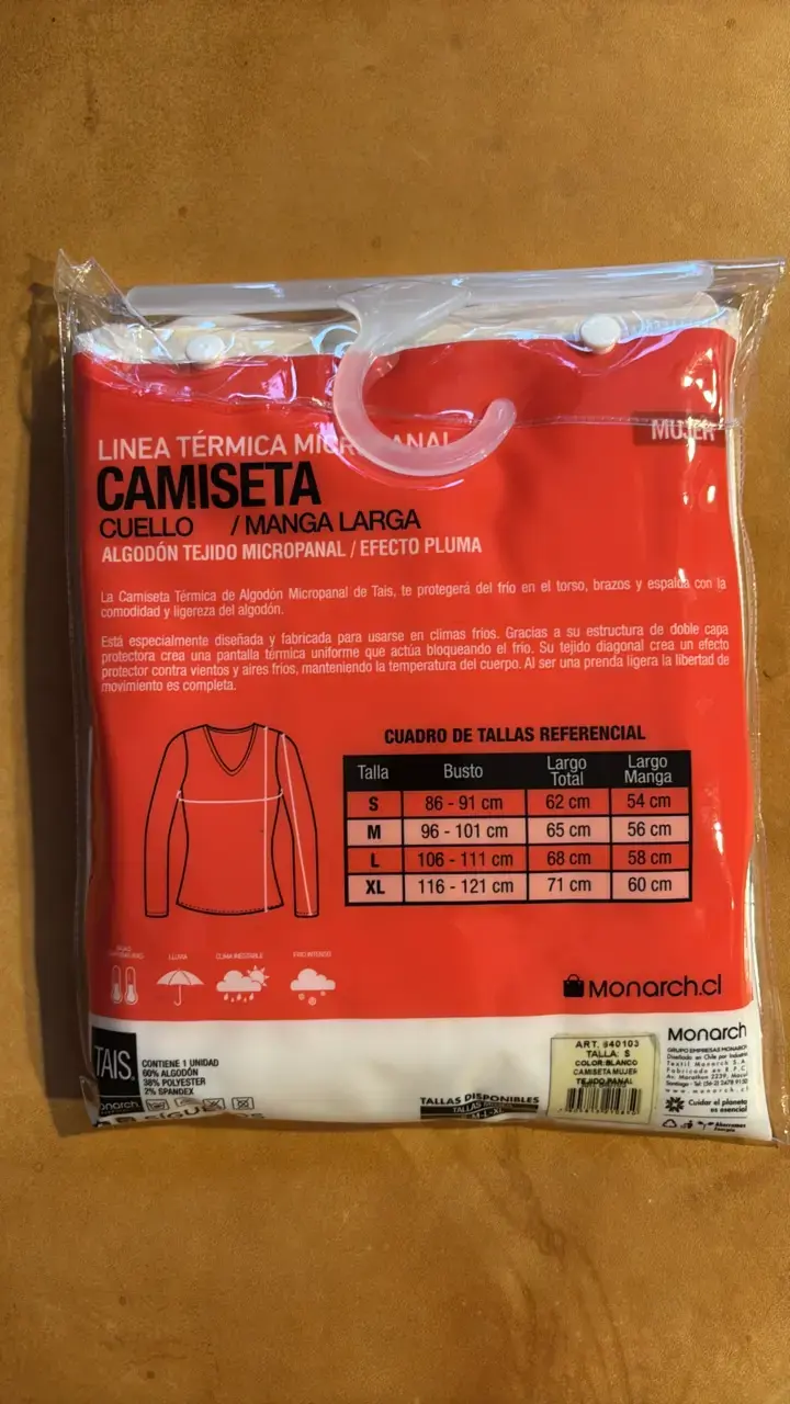 Camiseta térmica mujer Tais manga larga - 2