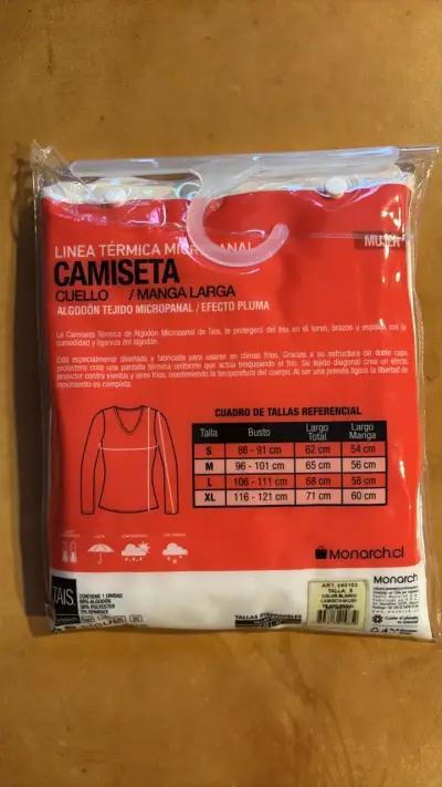 Camiseta térmica mujer Tais manga larga - miniatura 2