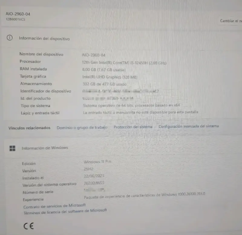Computador All-in-One Lenovo ThinkCentre AIO-2960 - 2