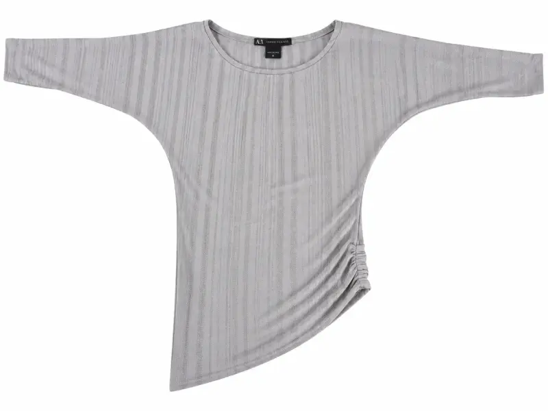 Blusa Armani Exchange color plata - 2