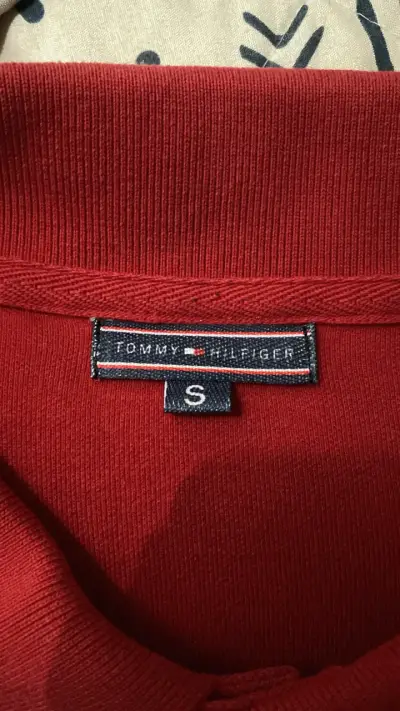 Polera Polo Roja Tommy Hilfiger Talla S - miniatura 2