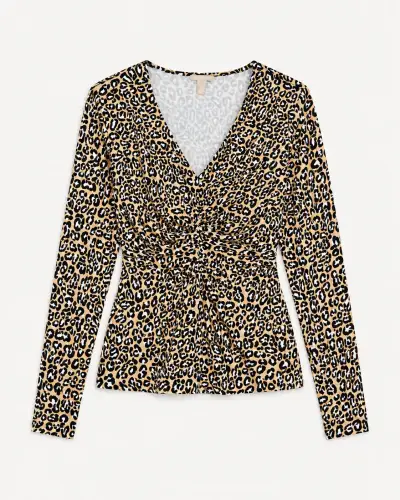 Blusa de mujer estampado animal print - miniatura 2