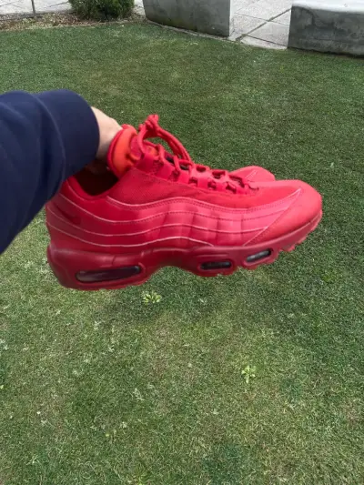 Zapatillas deportivas rojas Nike Air Max 95 - miniatura 4