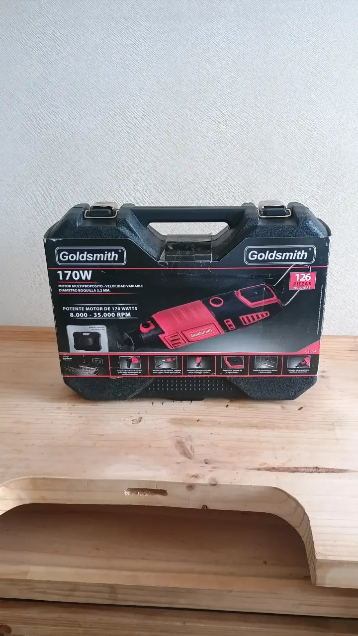 Herramienta rotativa Goldsmith 170W con accesorios - 2