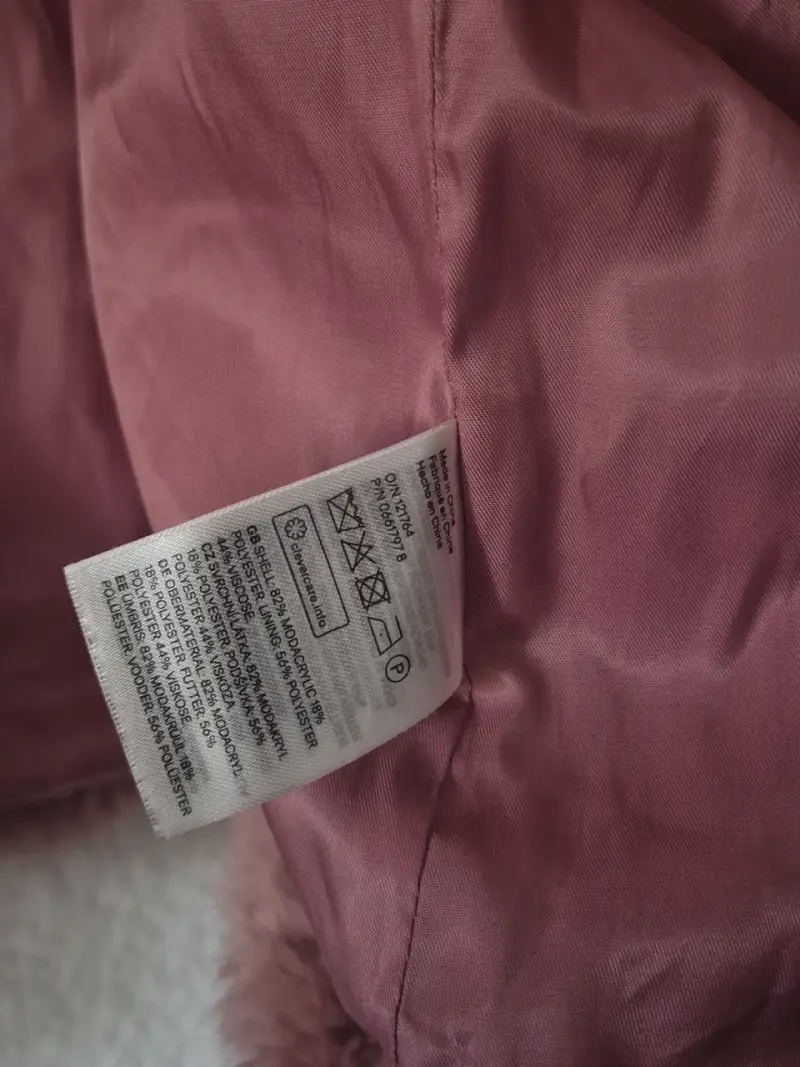 Chaqueta Peluda Rosada H&M 🩷 - 5